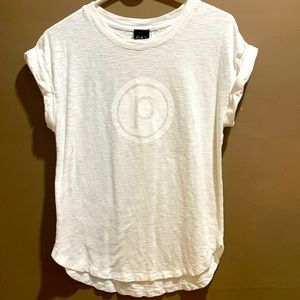 Pure Barre White T-shirt - small